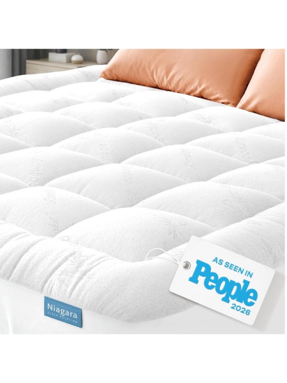Ultra Soft Twin Mattress Topper for Back Pain Relief & Comfort - Sleep Solution